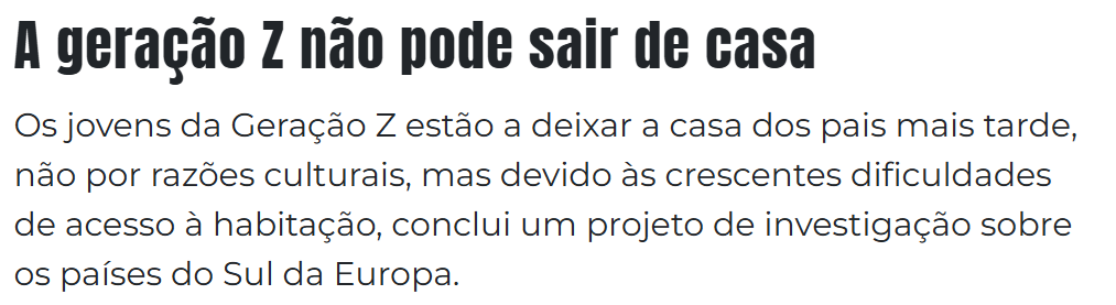 The Portugal News: A geração Z não pode sair de casa